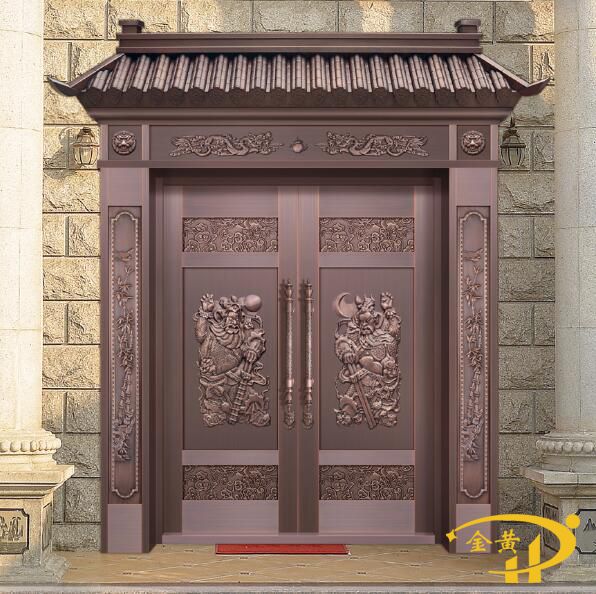 帶琉璃瓦銅門 帶琉璃瓦銅門